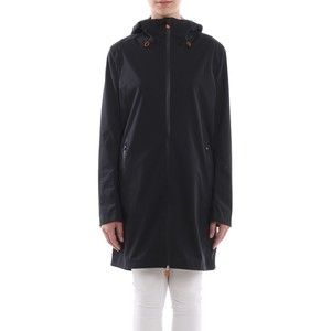 Women’s Save the Duck Black tech fabric lightweight parka Rainy Small